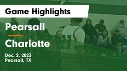 Pearsall  vs Charlotte  Game Highlights - Dec. 2, 2023