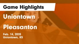 Uniontown  vs Pleasanton  Game Highlights - Feb. 14, 2020