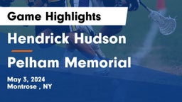 Hendrick Hudson  vs Pelham Memorial  Game Highlights - May 3, 2024
