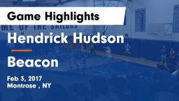 Hendrick Hudson  vs Beacon  Game Highlights - Feb 3, 2017