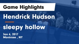 Hendrick Hudson  vs sleepy hollow Game Highlights - Jan 6, 2017