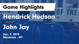 Hendrick Hudson  vs John Jay  Game Highlights - Jan. 9, 2018