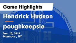 Hendrick Hudson  vs poughkeepsie Game Highlights - Jan. 10, 2019