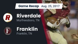 Recap: Riverdale  vs. Franklin  2017