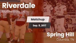 Matchup: Riverdale High vs. Spring Hill  2017