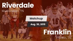 Matchup: Riverdale High vs. Franklin  2019