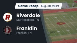 Recap: Riverdale  vs. Franklin  2019