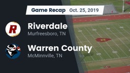 Recap: Riverdale  vs. Warren County  2019