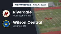Recap: Riverdale  vs. Wilson Central  2020