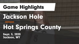 Jackson Hole  vs Hot Springs County  Game Highlights - Sept. 5, 2020