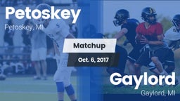 Matchup: Petoskey  vs. Gaylord  2017