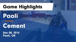 Paoli  vs Cement Game Highlights - Dec 08, 2016