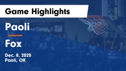 Paoli  vs Fox  Game Highlights - Dec. 8, 2020