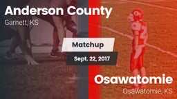 Matchup: Anderson County vs. Osawatomie  2017