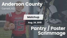 Matchup: Anderson County vs. Pantry / Poster Scrimmage 2018