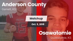 Matchup: Anderson County vs. Osawatomie  2018