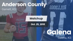 Matchup: Anderson County vs. Galena  2018