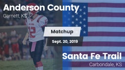 Matchup: Anderson County vs. Santa Fe Trail  2019
