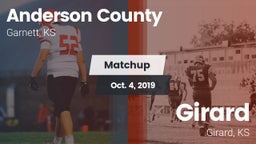 Matchup: Anderson County vs. Girard  2019