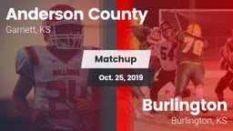Matchup: Anderson County vs. Burlington  2019
