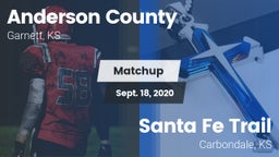 Matchup: Anderson County vs. Santa Fe Trail  2020