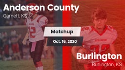 Matchup: Anderson County vs. Burlington  2020
