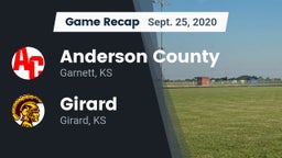 Recap: Anderson County  vs. Girard  2020