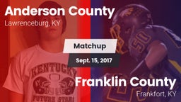 Matchup: Anderson County vs. Franklin County  2017