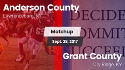 Matchup: Anderson County vs. Grant County  2017