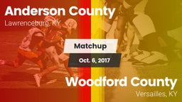 Matchup: Anderson County vs. Woodford County  2017