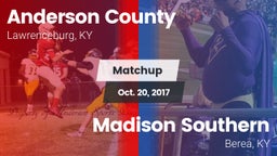 Matchup: Anderson County vs. Madison Southern  2017