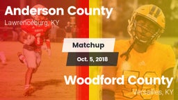 Matchup: Anderson County vs. Woodford County  2018