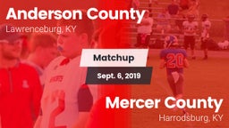 Matchup: Anderson County vs. Mercer County  2019
