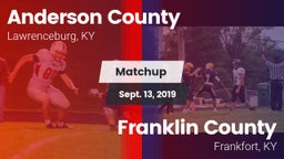 Matchup: Anderson County vs. Franklin County  2019