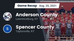 Recap: Anderson County  vs. Spencer County  2021