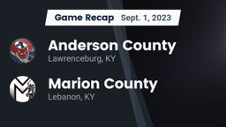 Recap: Anderson County  vs. Marion County  2023