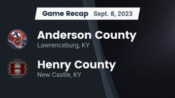 Recap: Anderson County  vs. Henry County  2023