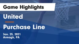United  vs Purchase Line  Game Highlights - Jan. 25, 2021
