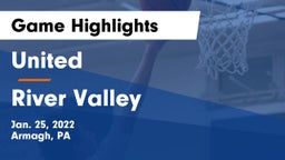 United  vs River Valley Game Highlights - Jan. 25, 2022