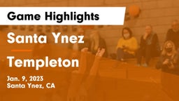 Santa Ynez  vs Templeton  Game Highlights - Jan. 9, 2023