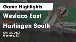 Weslaco East  vs Harlingen South  Game Highlights - Oct. 24, 2023