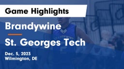 Brandywine  vs St. Georges Tech  Game Highlights - Dec. 5, 2023