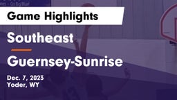 Southeast  vs Guernsey-Sunrise Game Highlights - Dec. 7, 2023