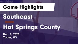 Southeast  vs Hot Springs County  Game Highlights - Dec. 8, 2023
