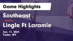Southeast  vs Lingle Ft Laramie Game Highlights - Jan. 11, 2024