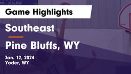 Southeast  vs Pine Bluffs, WY Game Highlights - Jan. 12, 2024