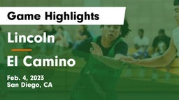 Lincoln  vs El Camino  Game Highlights - Feb. 4, 2023