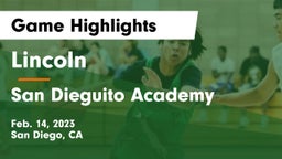 Lincoln  vs San Dieguito Academy  Game Highlights - Feb. 14, 2023