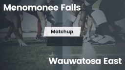 Matchup: Menomonee Falls vs. Wauwatosa East  2016