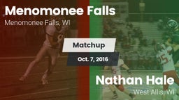 Matchup: Menomonee Falls vs. Nathan Hale  2016